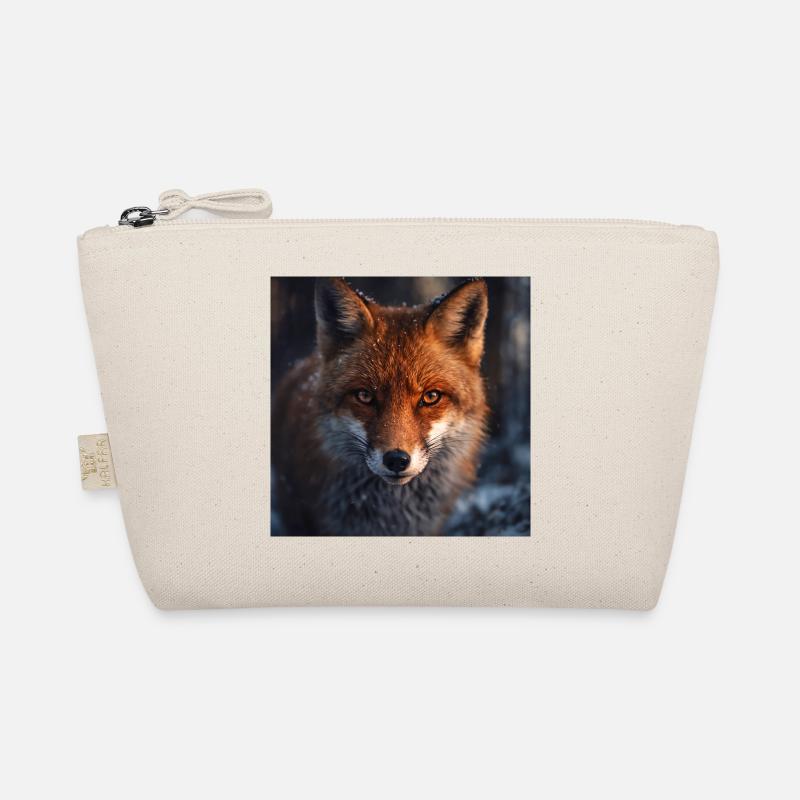 Fuchs-Erkundung bei Einbruch der Dämmerung Bio-Täschchen