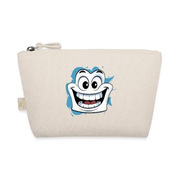 Happy Laughing cartoon face in white and happy eye - Trousse biologique - nature - Devant