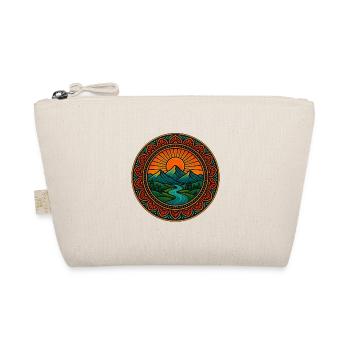 Sunrise Mountain Mandala t-shirt - Organic Pouch - nature - Front
