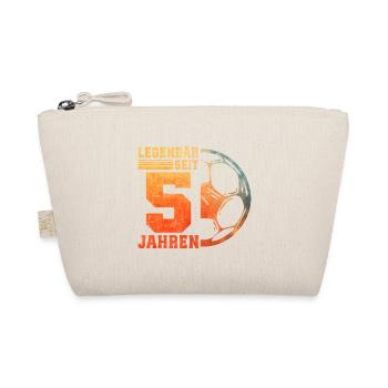 5e anniversaire 5 ans Jeunes enfants de football - Trousse biologique - nature - Devant