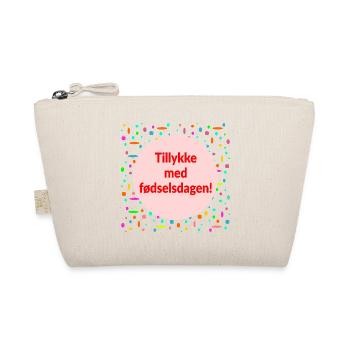 Happy Birthday - Organic Pouch - nature - Front