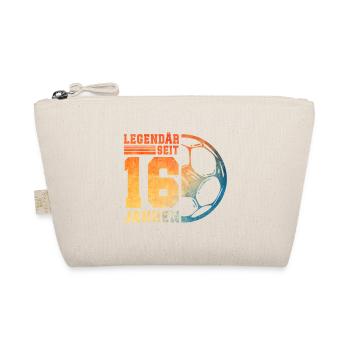 16e anniversaire Football 16 ans Jeunes Adolescents - Trousse biologique - nature - Devant
