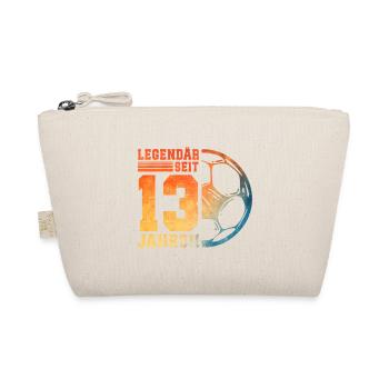 13e anniversaire Football 13 ans Garçon Adolescent - Trousse biologique - nature - Devant