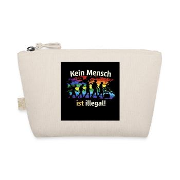 Kein Mensch ist illegal - Bio-Täschchen - Natur - Vorne