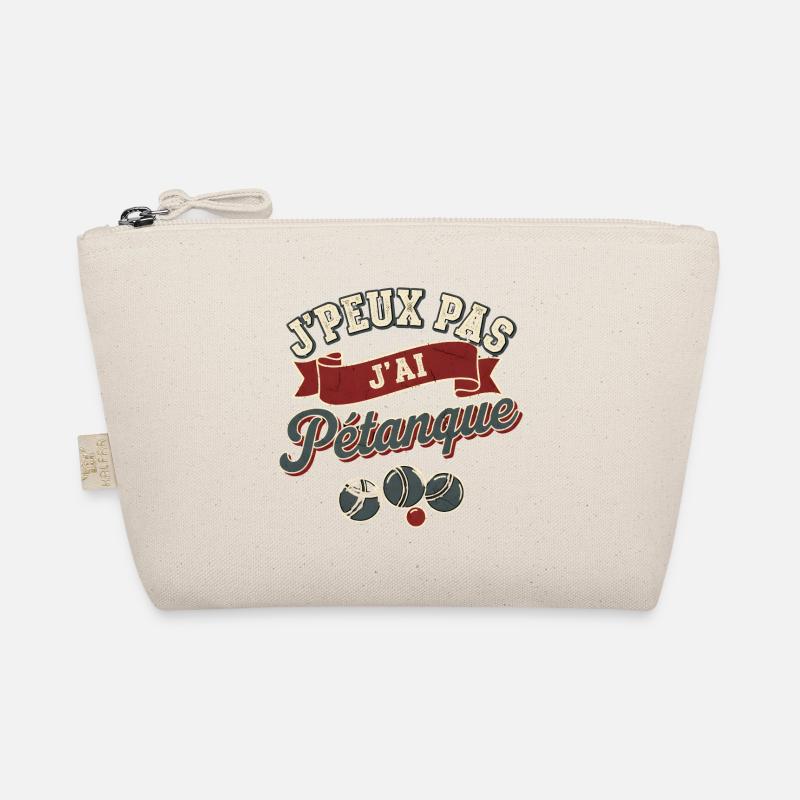I can't I played pétanque Organic Pouch