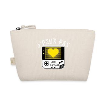 J'peux pas j'ai console cœur rétro - Trousse biologique - nature - Devant