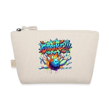 Bowling Strike Graffiti Retro Sports Art Tee - Trousse biologique - nature - Devant