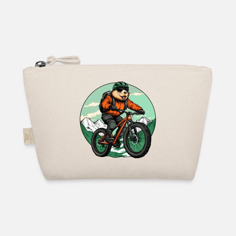 Biker Beaver Organic Pouch