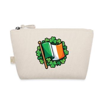 Irische Flagge Clover Pride - Bio-Täschchen - Natur - Vorne