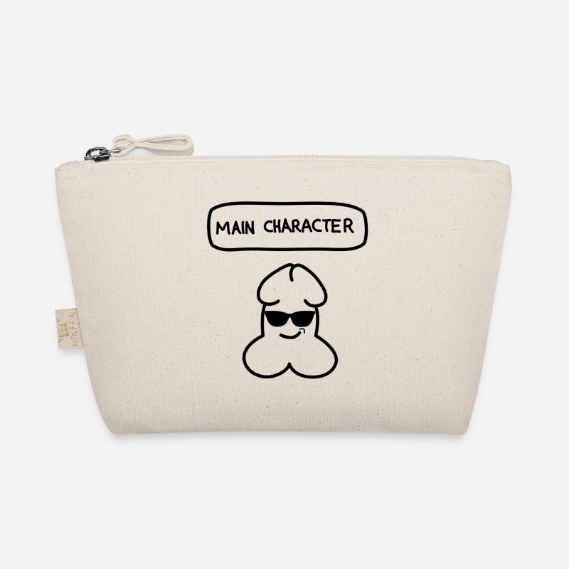 funny Junior main character emoticon Organic Pouch