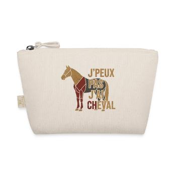 I can't I have horse - Organic Pouch - nature - Front