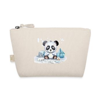 Kuschelpanda im Eisschatz - Bio-Täschchen - Natur - Vorne