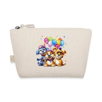Balloon Friends Dog Trio - Organic Pouch - nature - Front