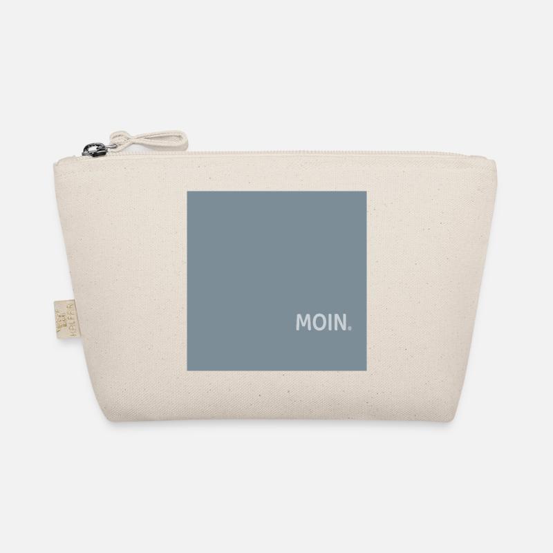 Moin Poster Minimal North German Humor Typography Organic Pouch