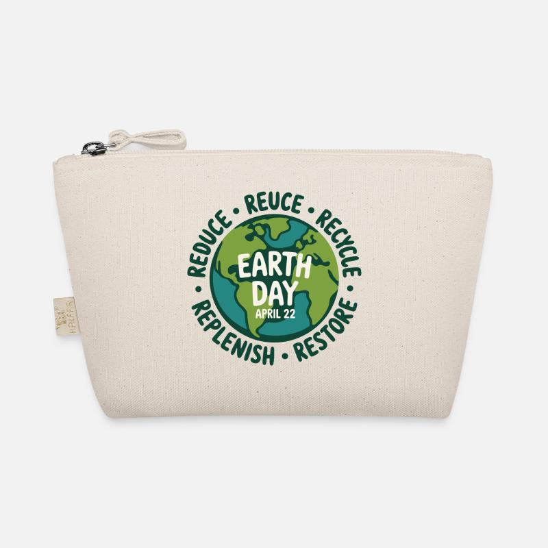 Earth Day Circle: Reuse Recycle Organic Pouch