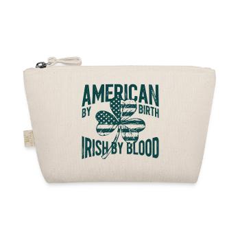 Amerikaner von Geburt, irisch von Blut - Bio-Täschchen - Natur - Vorne