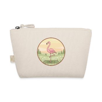 Yoga-Flamingo-Vogel macht Baumpose - Bio-Täschchen - Natur - Vorne
