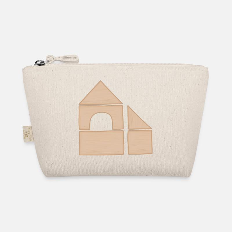 Modèle de construction de maisons en blocs de construction en bois - Trousse biologique - nature