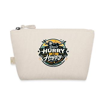 Dont Hurry Be Happy Sloth - Organic Pouch - nature - Front