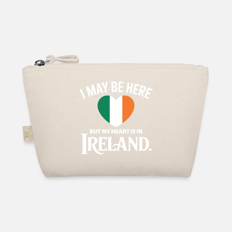 Ireland Heartbeat Design Organic Pouch