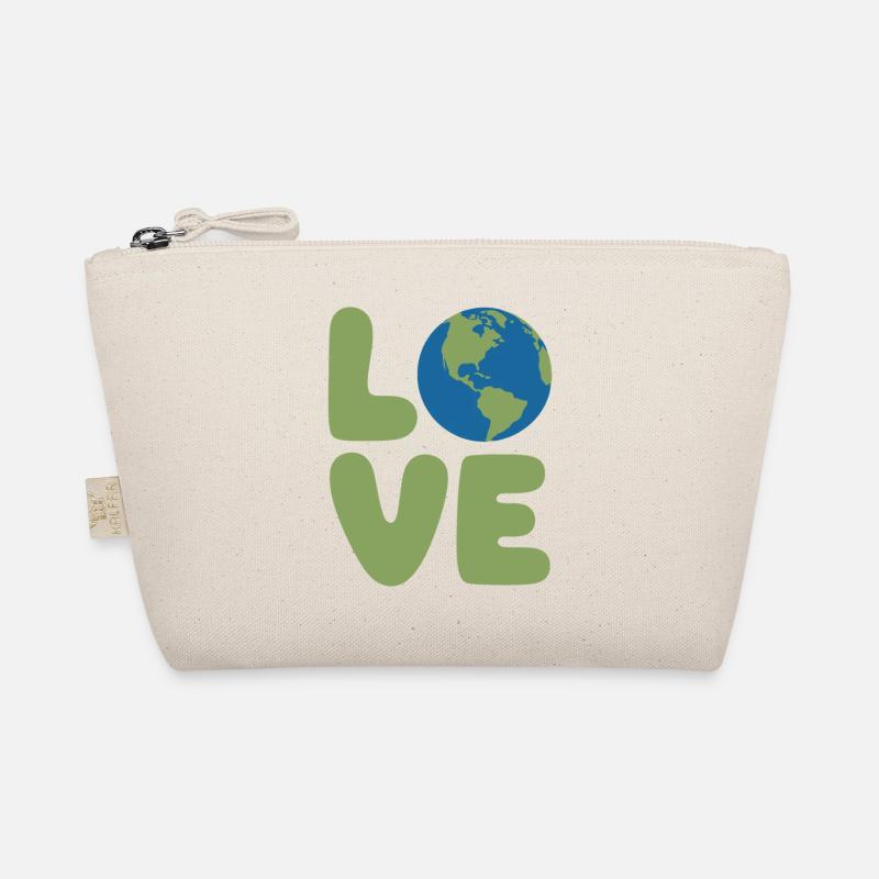 Earth Love Globe Logo Organic Pouch