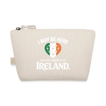 Herz in Irland Stolz Tee - Bio-Täschchen - Natur - Vorne