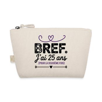 50 ans Anniversaire 25 ans Pour La Deuxième Fois - Trousse biologique - nature - Devant