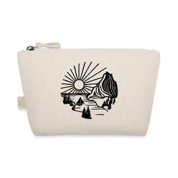 Paysage de vacances (noir) - Trousse biologique - nature - Devant