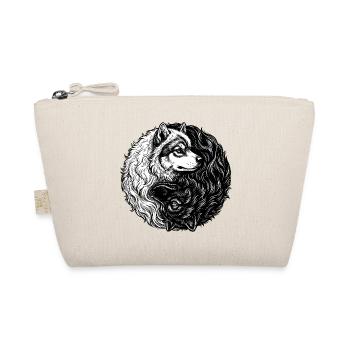 Eurasier | Yin Yang | Background White - Organic Pouch - nature - Front