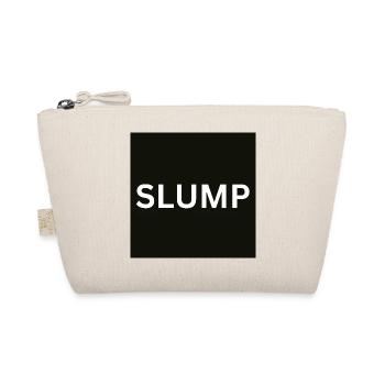 Slump Bold Text on Black - Organic Pouch - nature - Front