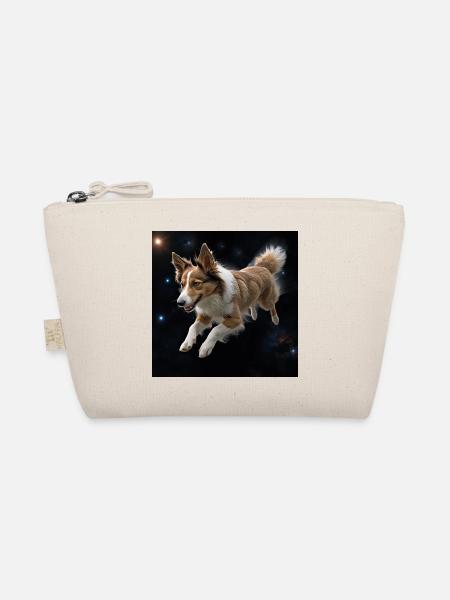 Border collie - Bio-Täschchen - Natur
