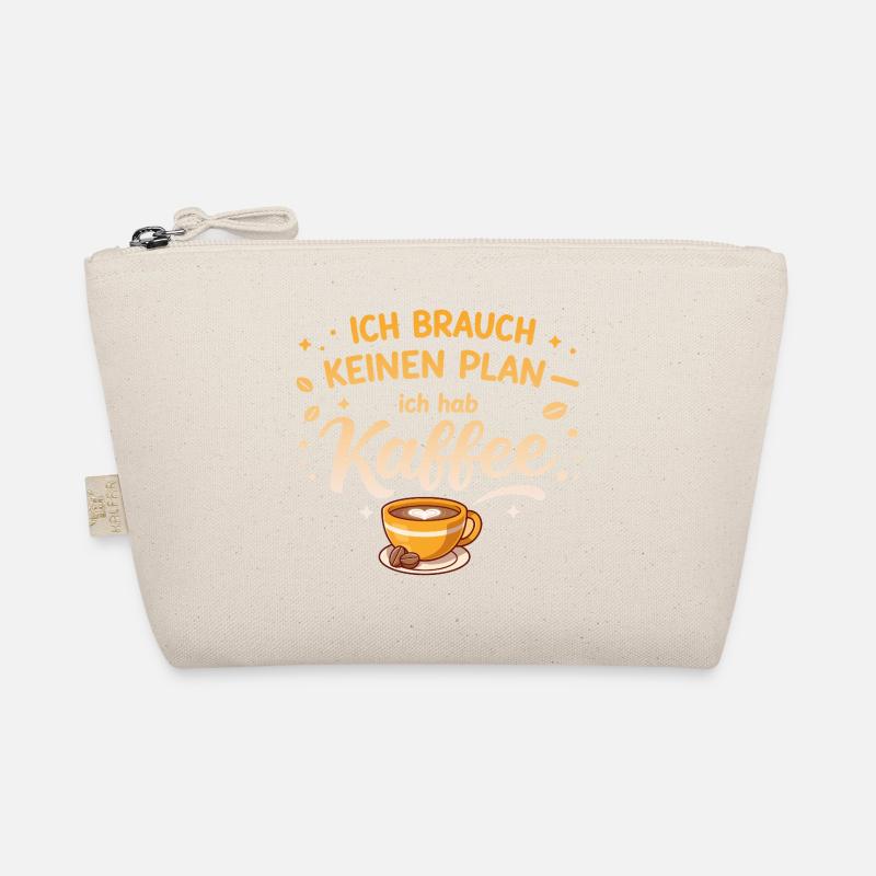 Ich brauch kein plan ich brauch Kaffee Bio-Täschchen