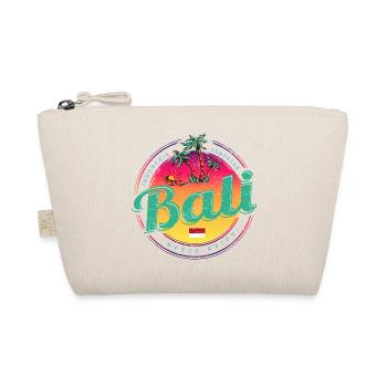 Bali Indonesia Retro Sunset Souvenir - Organic Pouch - nature - Front