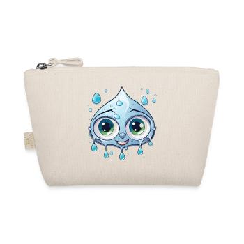 Motif de goutte d’eau de Kawaii - Trousse biologique - nature - Devant