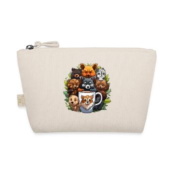 Gang de chiens câlins autour de la tasse à café - Trousse biologique - nature - Devant