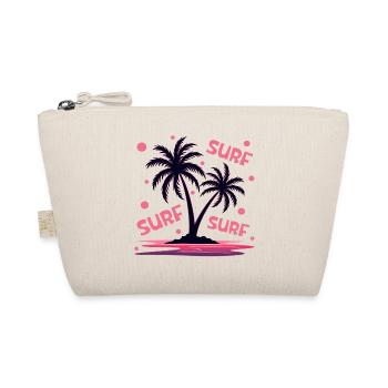 Surfing Palm Trees - Organic Pouch - nature - Front