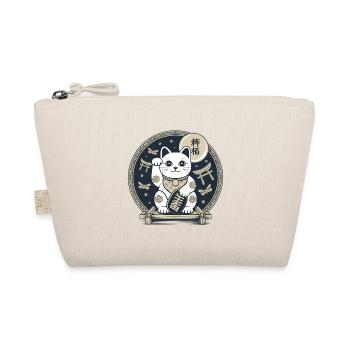 Maneki Neko Nachtmedaillon - Bio-Täschchen - Natur - Vorne