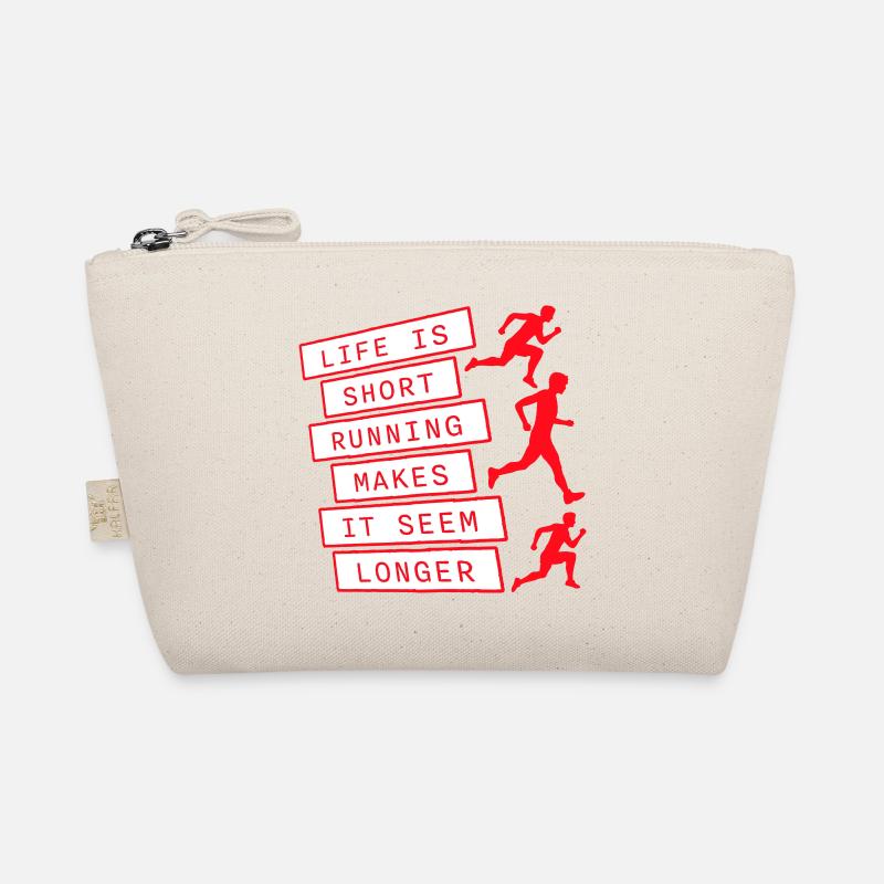 La vie est courte La course la rend plus longue Drôle Trousse biologique