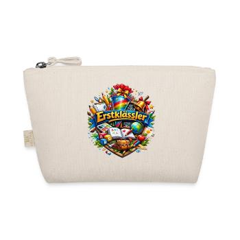 First Grade Learning World Logo - Organic Pouch - nature - Front