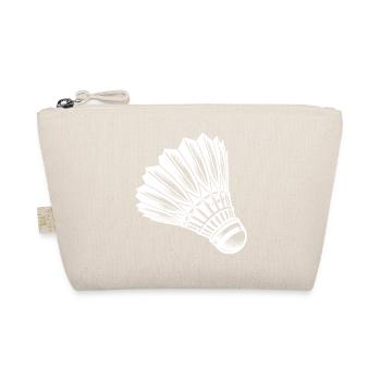 Tattoo Badminton - Sport with Speed - Organic Pouch - nature - Front