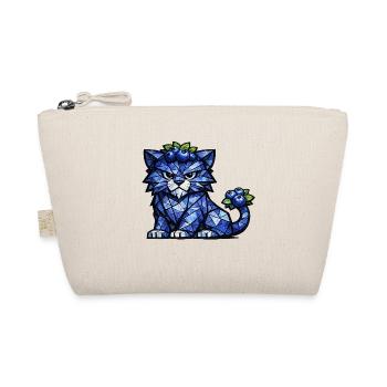 Blueberry Panther Cubism version - Organic Pouch - nature - Front