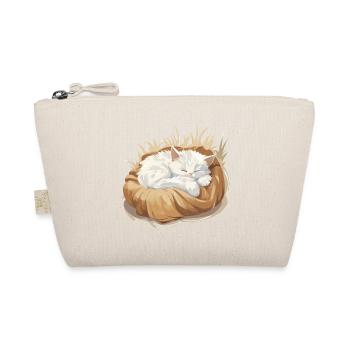 Chat endormi dans un oreiller câlin - Trousse biologique - nature - Devant