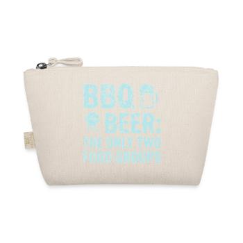 BBQ Shirt, Hoodie for Grill Masters and Grill Fans - Organic Pouch - nature - Front