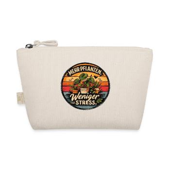 More plants, less stress - Organic Pouch - nature - Front