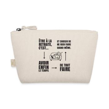 L'Art de ne Rien Faire (texte noir) - Trousse biologique - nature - Devant