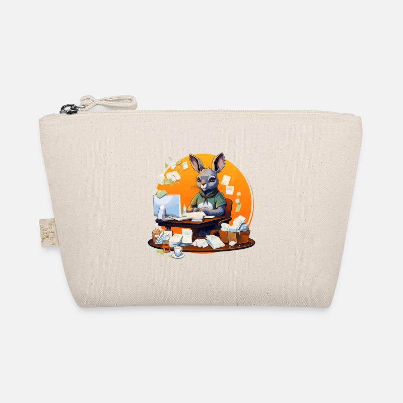Lapin de bureau dans le chaos du papier Trousse biologique