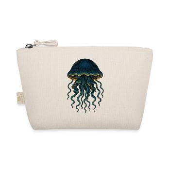 Glowing jellyfish in neon tones - Organic Pouch - nature - Front