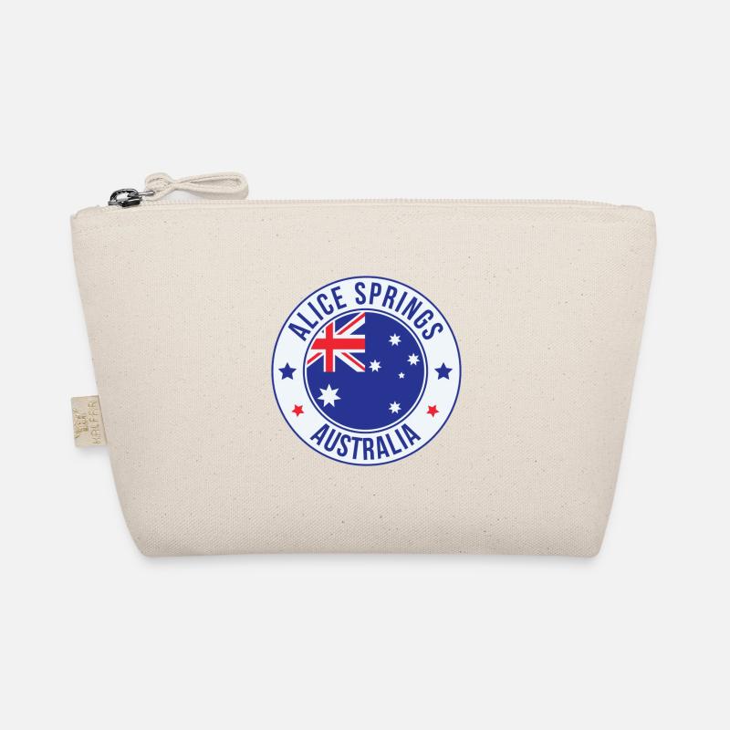 Alice Springs Australien Patch-Emblem Bio-Täschchen