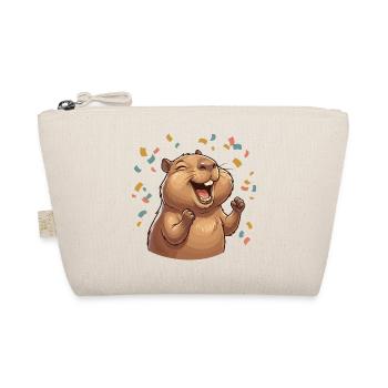 Happy Capybara Capybara - Organic Pouch - nature - Front