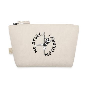 Bachelor Party: Woman on Pole Dance Pole – Illustration - Organic Pouch - nature - Front